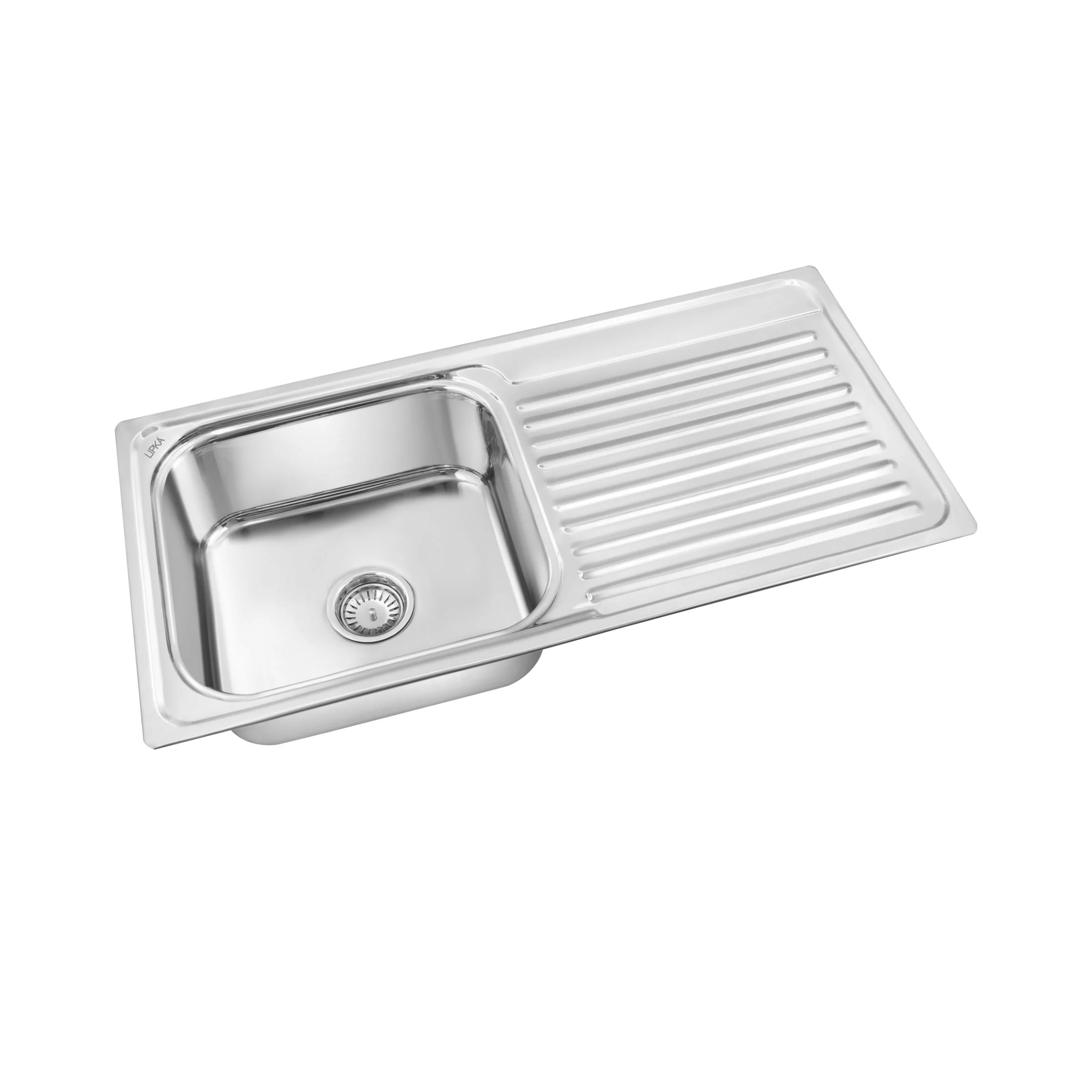 single bowl with drainboard